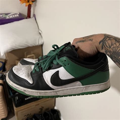 NIKE SB DUNK LOW PINE GREEN STILL HAVE OG BOX ONE... - Depop