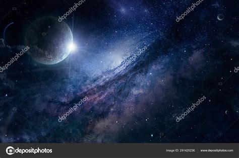 Planets Milky Way Space Stock Photo by ©MargarRita 291420236