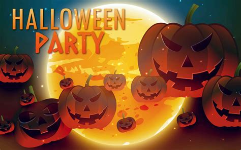 Download Halloween Party Background | Wallpapers.com