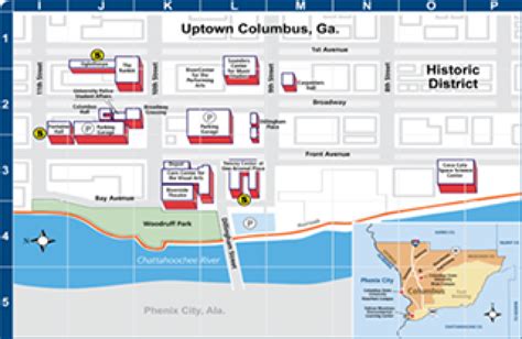 Columbus State Campus Map - Printable Map