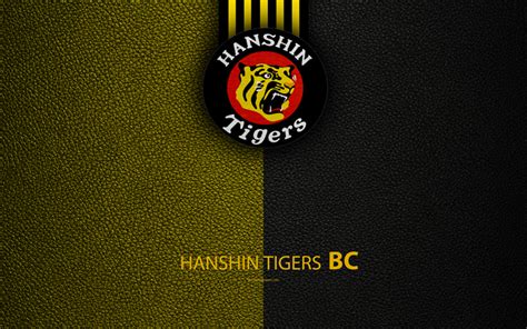 Download wallpapers Hanshin Tigers, 4k, Japanese baseball club, logo ...