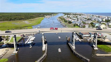 Holden Beach Bridge & Intracoastal Waterway ~ Mavic Air 2 - YouTube