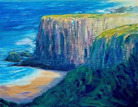 California Cliffs, Online Painting Lessons