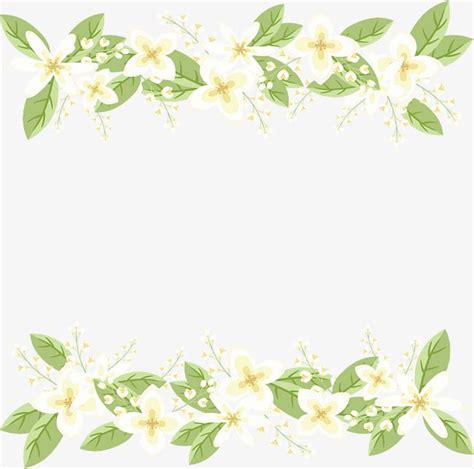 Small Fresh Border PNG Image, Small Fresh White Flower Border, Flower ...