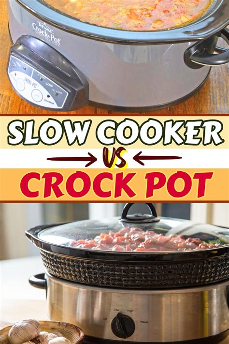 Slow Cooker vs. Crockpot (4 Main Differences) - Insanely Good