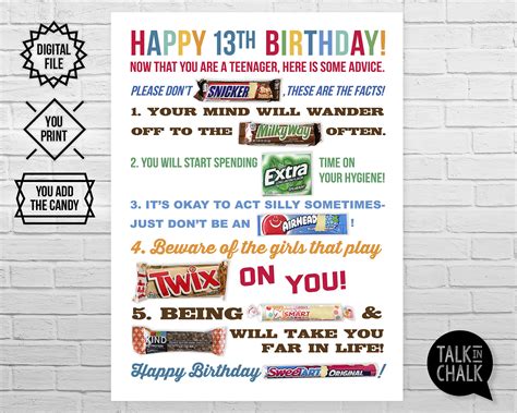 Teacher Candy Gram Poster Candy Bar Poster Teacher Candy Birthday Cards, Candy Bar Poster ...