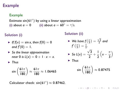 Lesson 13: Linear Approximation