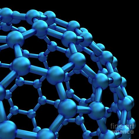 Buckyball Molecule C180 Detail Photograph by Laguna Design/science Photo Library - Fine Art America