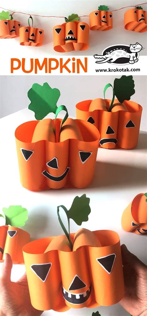 30 Fun Pumpkin Halloween Crafts For Kids - This Tiny Blue House