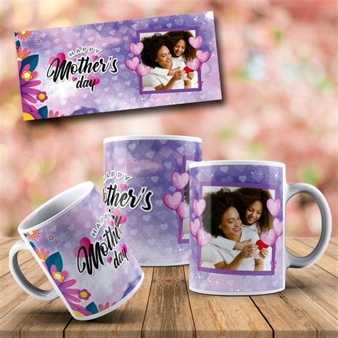 30 Mug Template Design Mothers Day with Photo Sublimation | Etsy