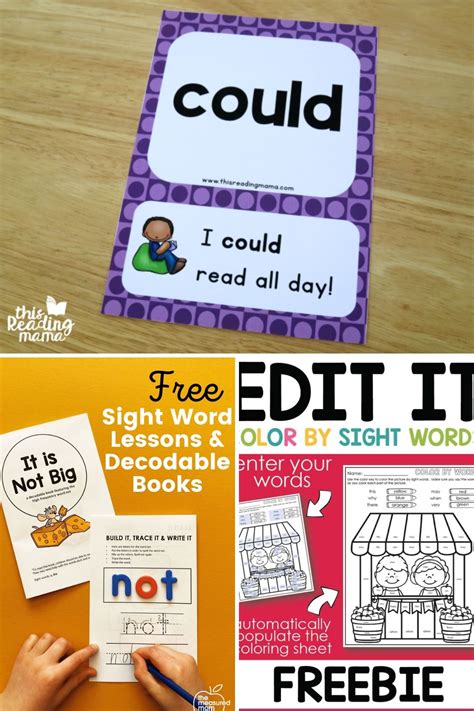 Top 5 Printable Sight Word Books! - Mom Life Made Easy