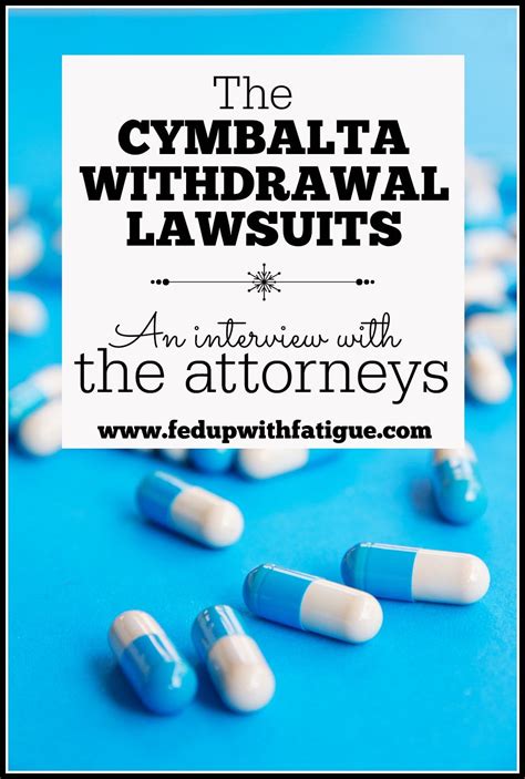 More than 200 former Cymbalta users are suing Eli Lilly & Company, claiming the drugmaker wasn't ...