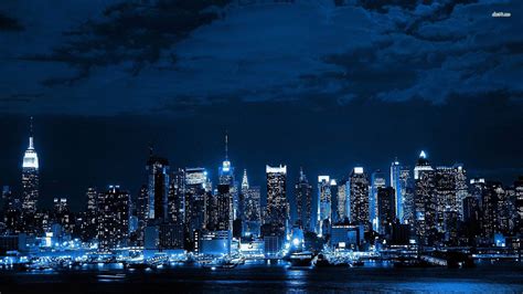New York City At Night HD Images Wallpaper | Skyline, New york painting