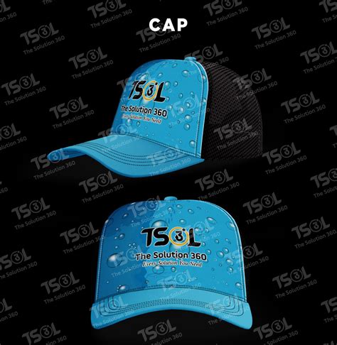 Custom Sublimated Caps for BusinessCAPS - TSOL 360 : personalized logo