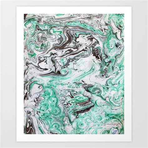 Suminagashi 12 Art Print by neena | Society6