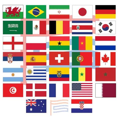 World Cup Flags Pack | Small Flag Pack | The Flag Shop