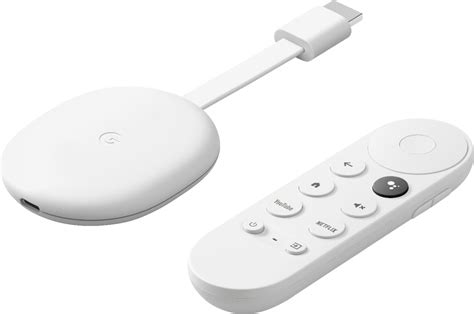 Chromecast with Google TV (4K) Snow GA01919-US - Best Buy