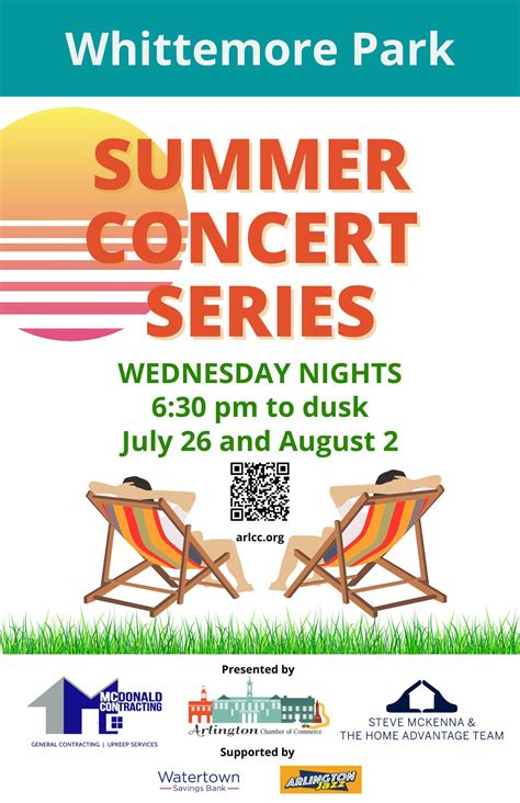 Aug 2 | Summer Concerts in Whittemore Park | Arlington, MA Patch