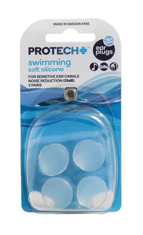 PROTECH Swimming Soft Silicone Ear Plugs 2 pairs - Adore Pharmacy