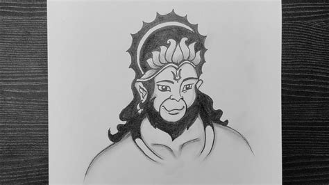 Hanuman Jayanti Special Drawing // How To Draw Lord Hanuman // Easy Drawing // Pencil Sketching ...