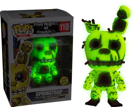 Springtrap Glow in the Dark Pop! Vinyl Figure | Five Nights at Freddy's ...