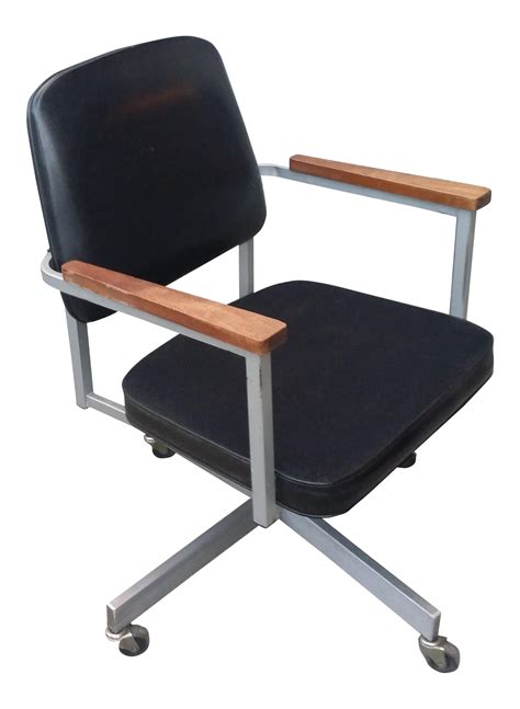 Mid-Century Modern Office Chair | Chairish