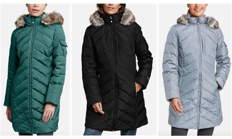 Eddie Bauer's Women's Down Coats 60% Off (As low as $49.50)