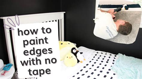 How To Paint Edges With No Tape - YouTube