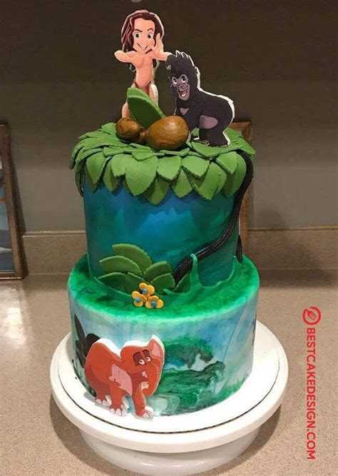 50 Tarzan Cake Design (Cake Idea) - October 2019 | Boy birthday cake, 1st birthday cake smash ...