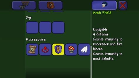 Got my ankh shield : Terraria