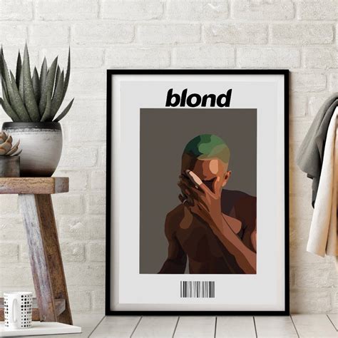 Frank Ocean Blond Album Cover Art Poster Print Hip Hop - Etsy Canada