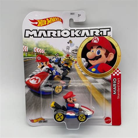 Hot Wheels Mario Kart - Character Kart - Mario and Standard Kart ...