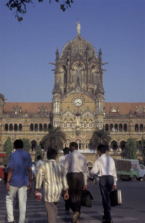 INDIA MUMBAI RAILWAY STATION Editorial Photography - Image of bombay ...