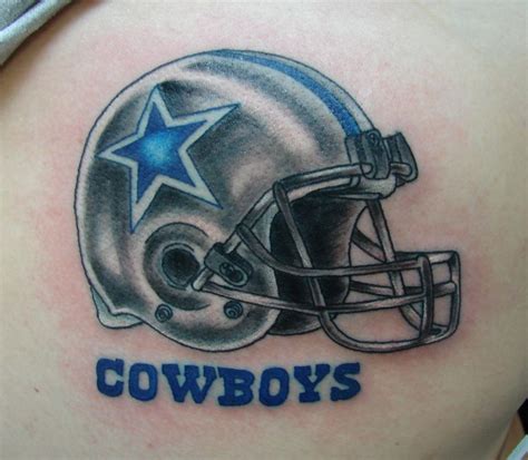 Dallas Cowboys Helmet Tattoo