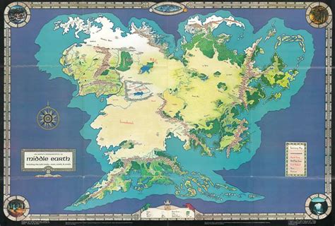 Old Middle earth Map Digital Art & Collectibles etna.com.pe