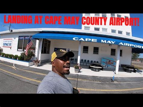 Landing at Cape May County Airport! - #airport #KWWD - YouTube