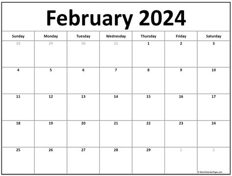 February 2024 calendar | free printable calendars