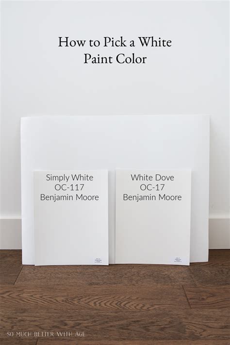 White Dove by Benjamin Moore - How to Pick a White Paint Color | So ...