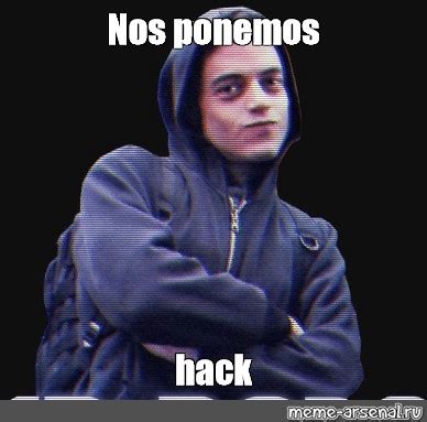 Create meme "hackerman Mr. robot, I'm hackerman, hackerman PNG ...