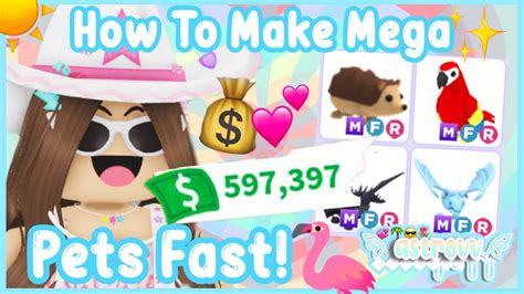 How To Make Mega Pets FASTER In Adopt Me! (Roblox) | AstroVV - YouTube