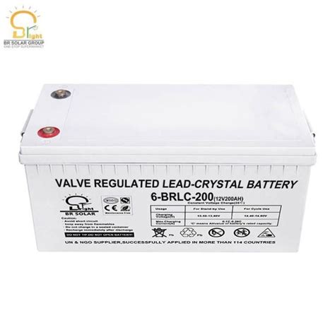 China Custom Deep Cycle 12V 200Ah Lead Crystal Solar Battery Suppliers ...