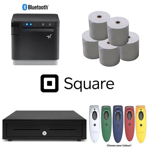 Square POS Hardware Bundle #11 - compatible with Square Terminal, Square Stand, iPhone, iPad ...