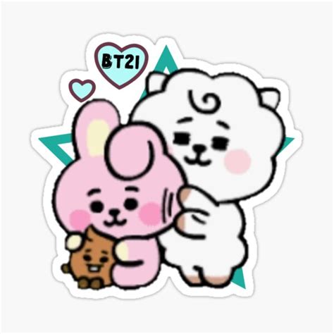 " Bt21 baby set " Sticker for Sale by theclassic2 | Redbubble