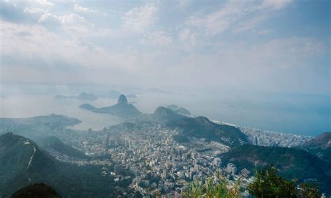 Amazing view of the Rio de Janeiro skyline from Christ Redeemer in Brazil Single Origin Coffee ...