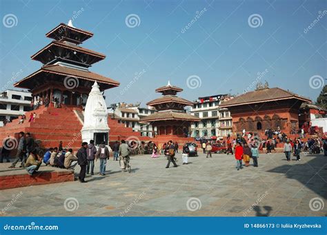 Street Life In Kathmandu,Durbar Square Editorial Photo | CartoonDealer ...