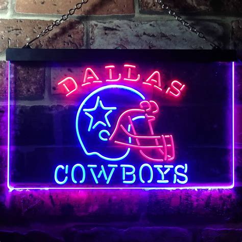 Dallas Cowboys Helmet LED Neon Sign - Legacy Edition - neon sign - LED ...