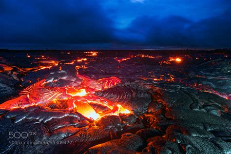 "Lava Field of the Pu'u O'o vent of the Kilauea Volcano" - Hawaii [2048x1365][OS] photo by Wayne ...