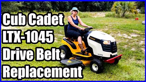 Cub Cadet LTX Drive Belt Replacement And Adjustment, 44% OFF