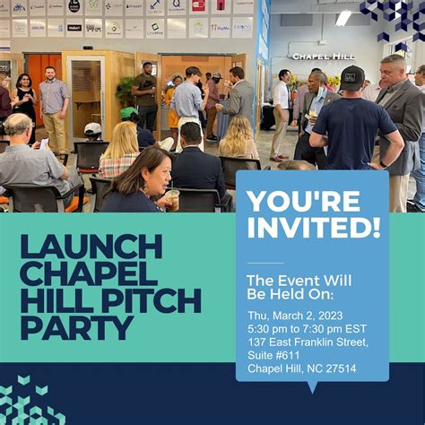 Pitch Party & See the New Space — Launch Chapel Hill 3.0 Startup Accelerator & Co-Working Space