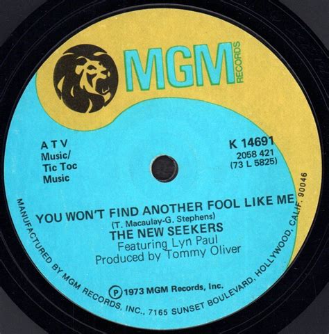 New Seekers Songs For You and Me 7" vinyl USA Mgm 1974 K14691 | eBay